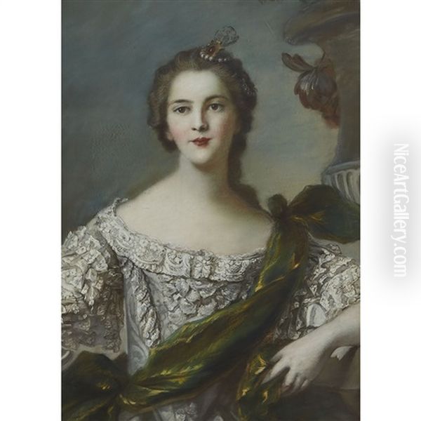 Madame Victoire De France, 1748 Oil Painting by Jean-Frederic-Marc Nattier