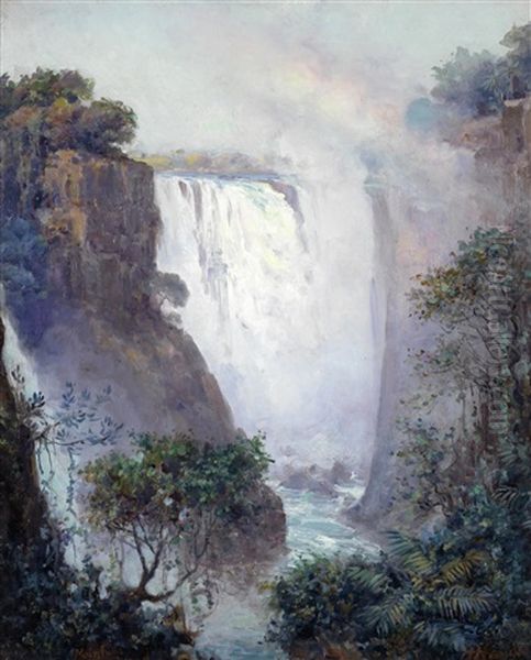 Victoria Falls Oil Painting by Pieter Hugo Naude