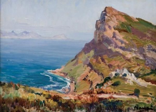 View Of Hout Bay Oil Painting by Pieter Hugo Naude