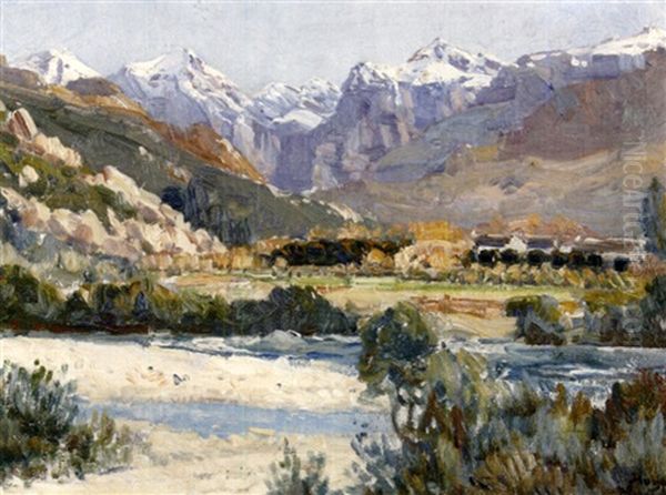 Kanetvlei, Hex River Valley Oil Painting by Pieter Hugo Naude