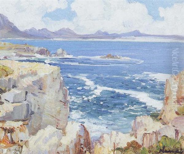 Hermanus Seascape Oil Painting by Pieter Hugo Naude