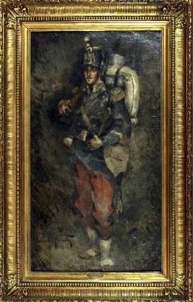 Le Soldat Oil Painting by Bernard Naudin