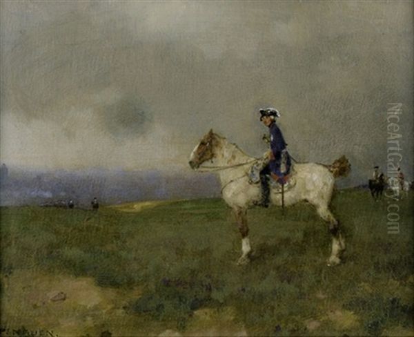 Friedrich Der Grose Nach Der Schlacht Bei Torgau Oil Painting by Paul Nauen