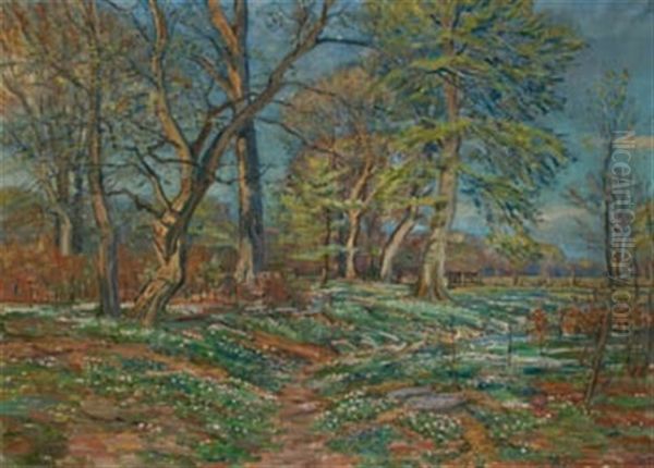 Paisaje Con Arboles Oil Painting by Ricardo Maria Navarrete y Fos