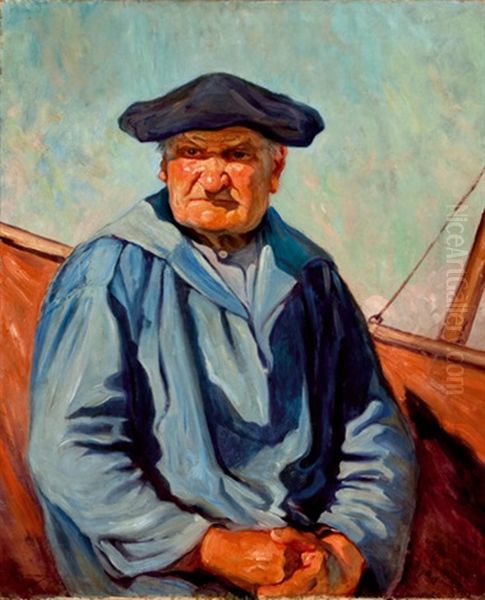 Marinero Oil Painting by Roman Navarro Garcia