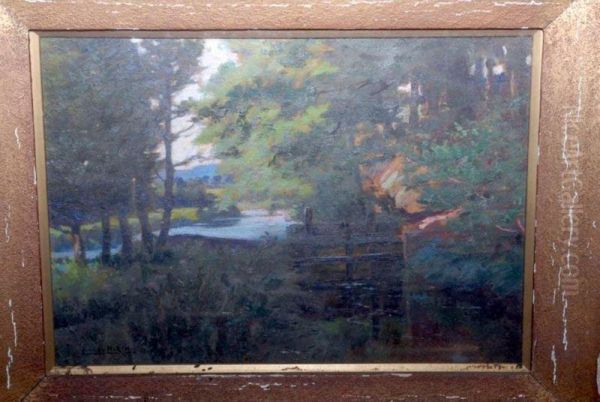 Head Weir Oil Painting by Lionel Birch