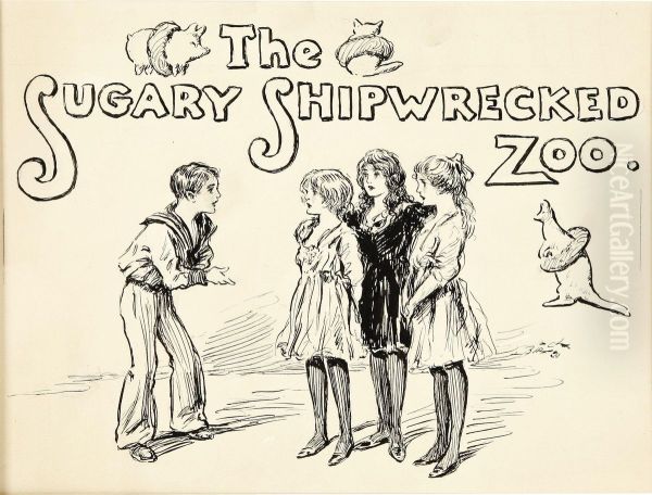 The Sugary Shipwrecked Zoo,
St. Nicholas Oil Painting by Reginald Bathurst Birch