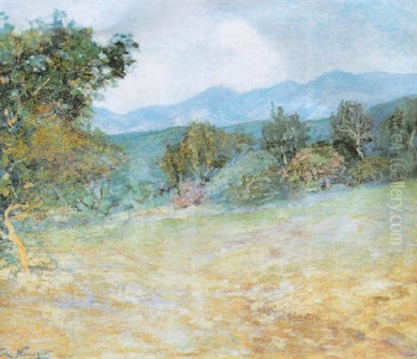 Paisaje Serrano Oil Painting by Walter De Navazio