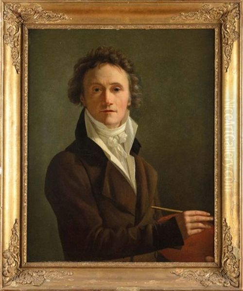 Autoportrait Oil Painting by Francois Joseph Navez