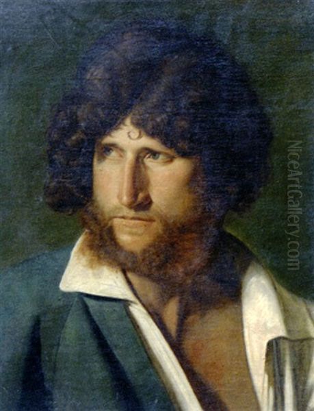 Portrait D'homme Barbu Oil Painting by Francois Joseph Navez