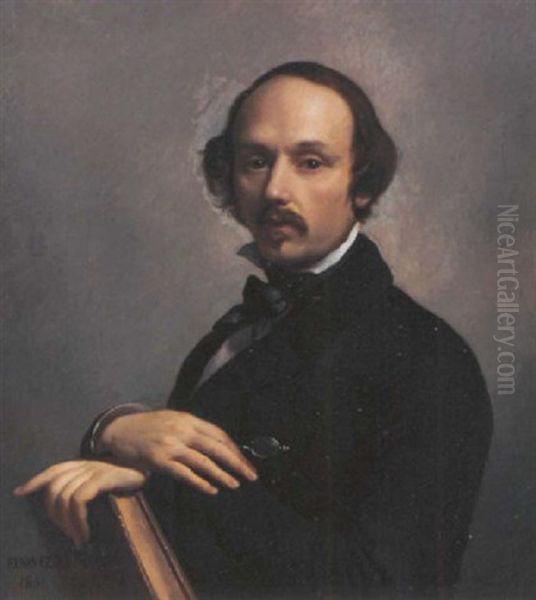 Portrait D'alexandre Henne Oil Painting by Francois Joseph Navez