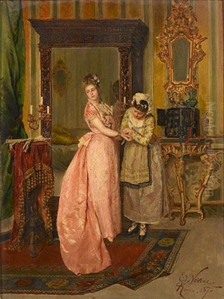 Before The Ball Oil Painting by Eduardo Navone