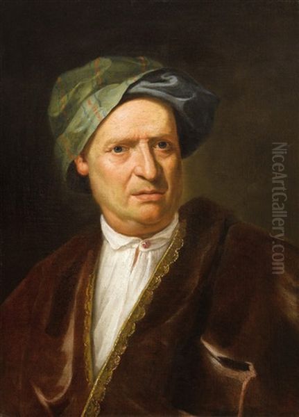 Bildnis Eines Mannes Mit Turban Oil Painting by Bartolomeo Nazari