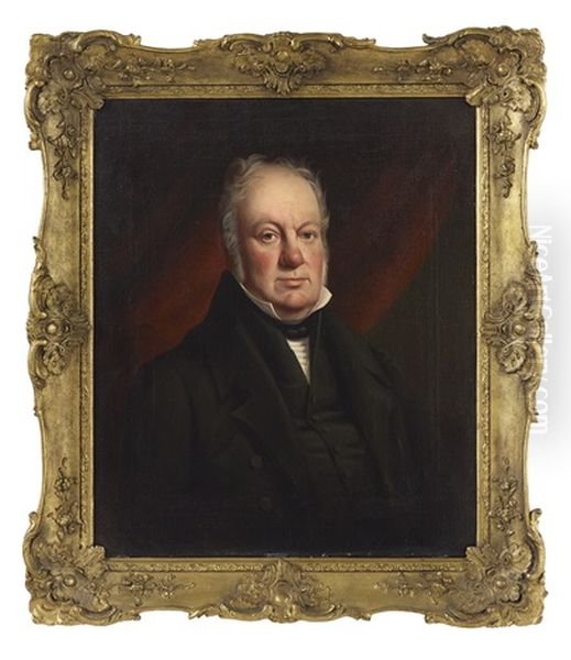 William J. Burns (b. 1779) Oil Painting by John Neagle