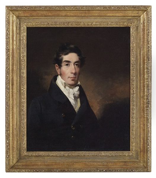 Portrait Of John Wandell (ca. 1790-1868) Oil Painting by John Neagle