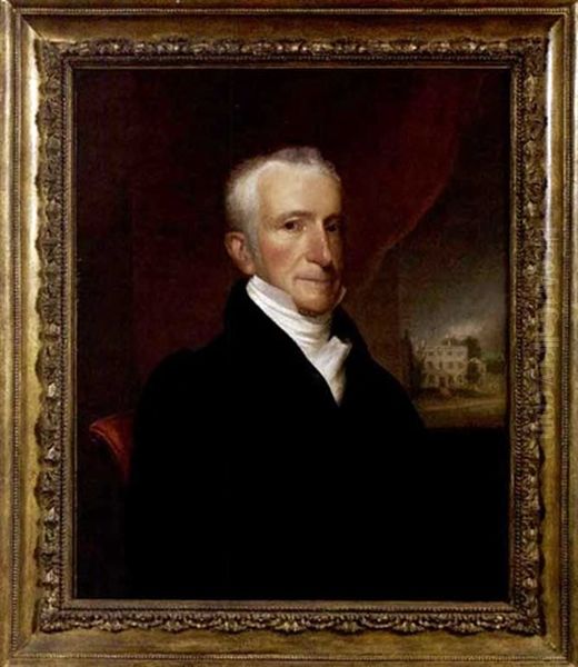 Portrait Of Gardiner Greene (1753-1832) Of Boston Oil Painting by John Neagle