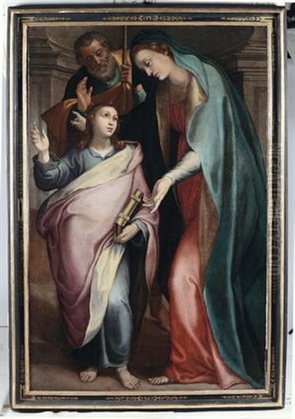 Sacra Famiglia, Ritorno Dal Tempio by Cesare Nebbia