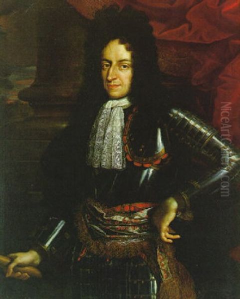 Bildnis Eines Feldherren, Prinz Willem Von Oranien (?) Oil Painting by Jan van Neck