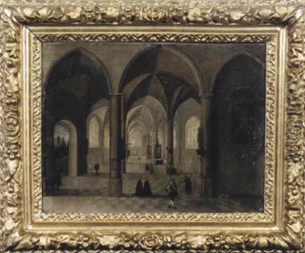 Interieur D'eglise Oil Painting by Peeter Neeffs the Elder