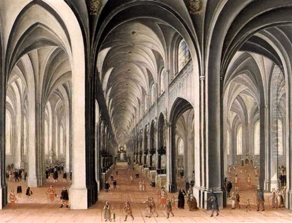 Kircheninterieur Oil Painting by Peeter Neeffs the Younger