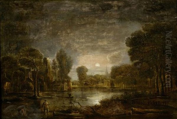 Mondlandschaft by Aert van der Neer