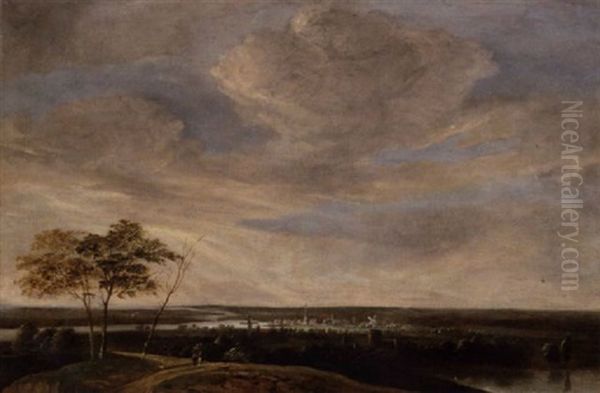 Udsigt Over Harlem Oil Painting by Aert van der Neer