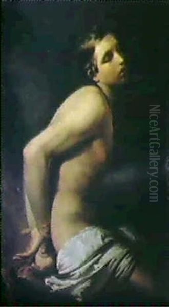 Helgen Med Bagbundne Haender Oil Painting by Friedrich von Neff