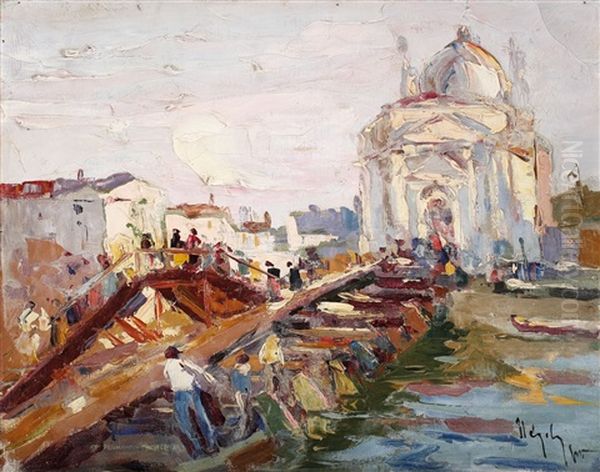 Venetia Oil Painting by Rudolph Negely