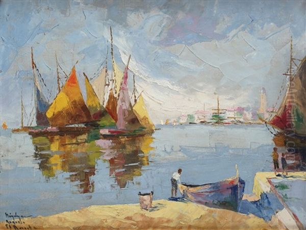 Iole Oil Painting by Rudolph Negely