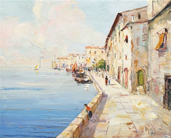 Venice Oil Painting by Rudolph Negely