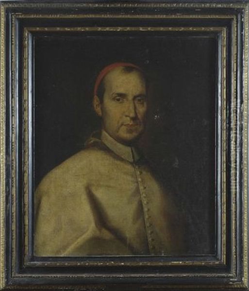 Ritratto Del Cardinal Giov. Antonio Guadagni Oil Painting by Pietro Nelli