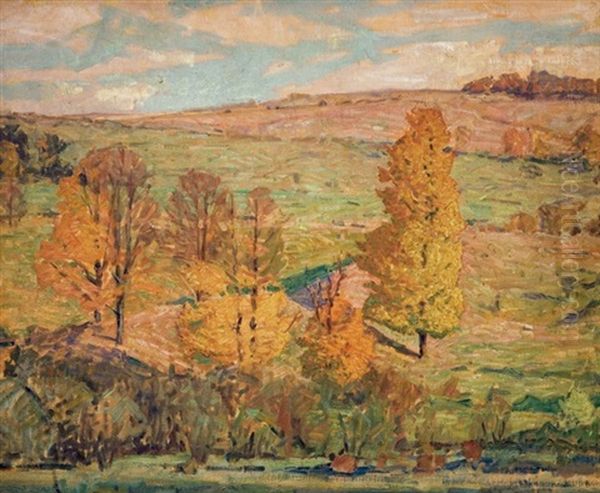 Autumn Landscape by Bruce Nelson