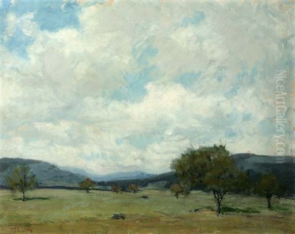 Clouds In A Summer Landscape by Bruce Nelson