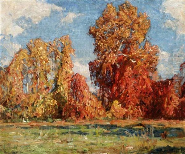 Fall Landscape by Ernest Bruce Nelson