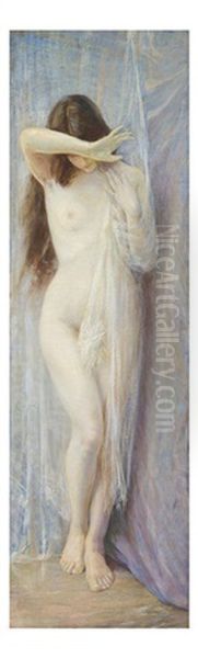 Innocence, C.1893 Oil Painting by Girolamo Pieri Ballati Nerli