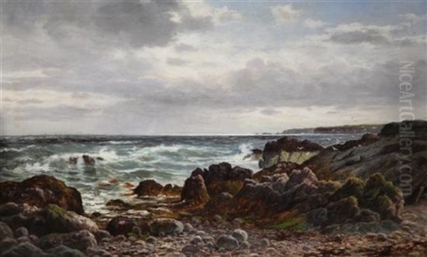 Coastal Landscape Oil Painting by John Nesbitt