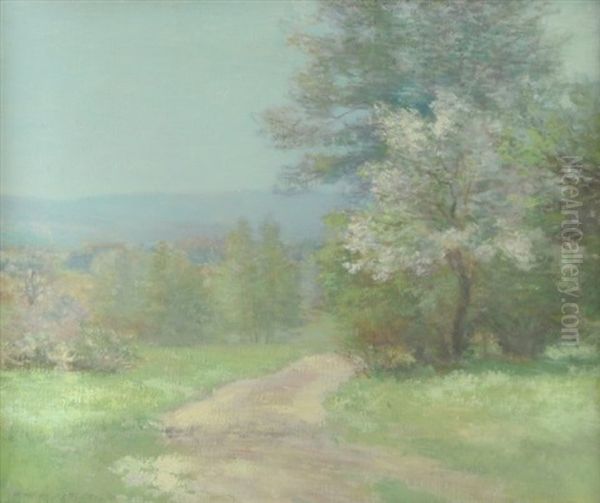 Winding Pathway Oil Painting by Walter Nettleton