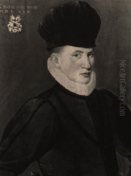 Bildnis Des Jean Van Eversdyck by Nicolas Neufchatel