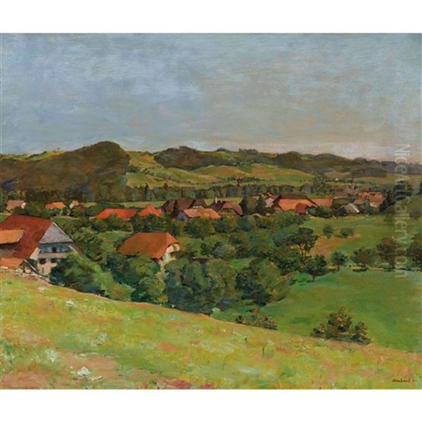 Emmentaler Landschaft Oil Painting by Werner Neuhaus