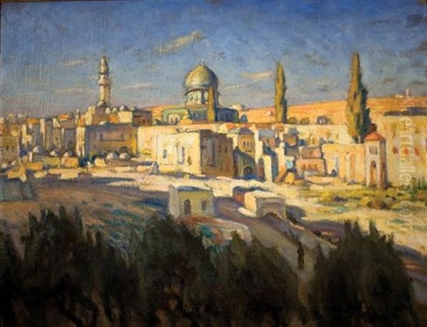 Jerusalem Oil Painting by Abraham Neumann