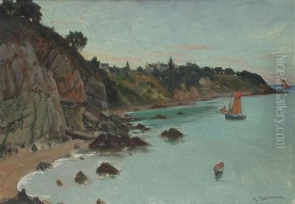 Cote De Bretagne Oil Painting by Abraham Neumann