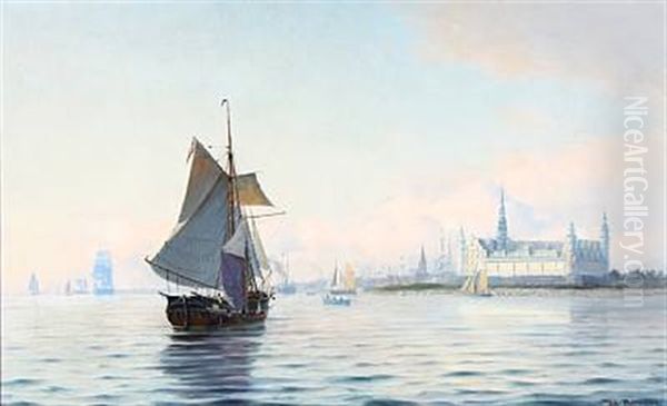 Sommermorgen Oil Painting by Johan Jens Neumann