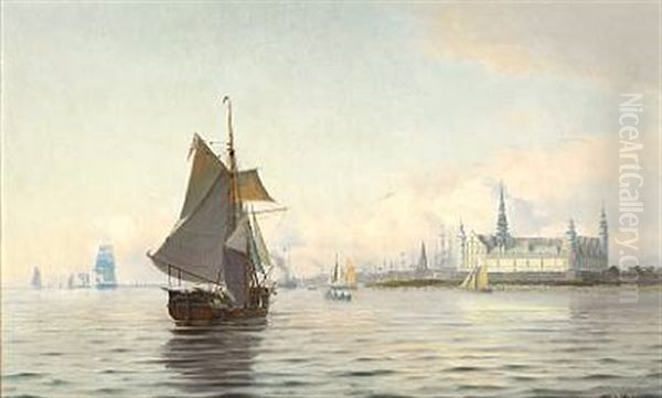 Sommermorgen Oil Painting by Johan Jens Neumann