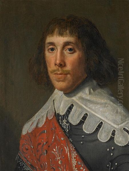 Portrait Eines Offiziers Oil Painting by Cornelius de Neve