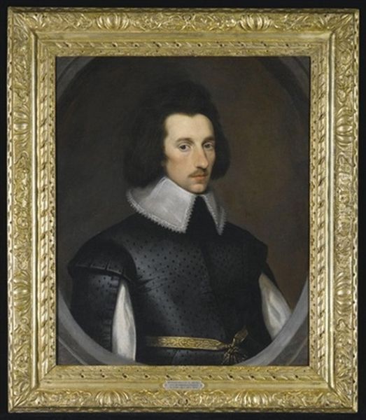 Portrait Of Sir Richard Weston (1591-1652) Oil Painting by Cornelius de Neve