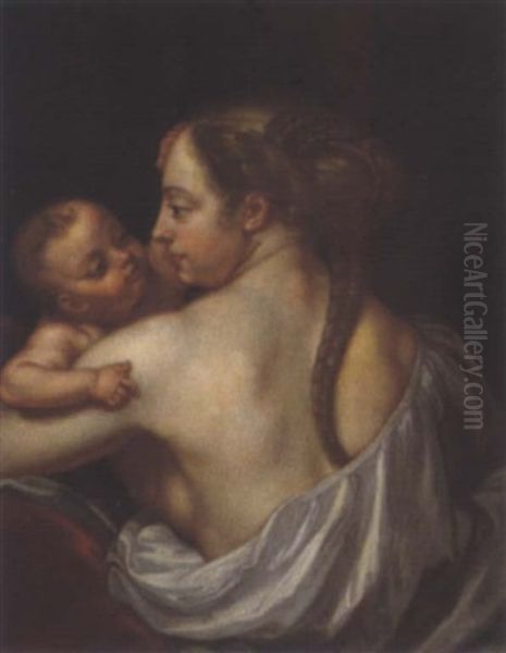 Venus Und Amor Oil Painting by Franciscus de Neve