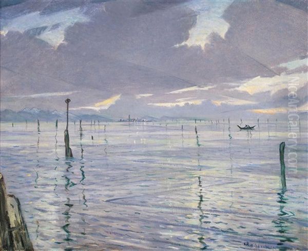 Torcello, Venice Oil Painting by Christopher Richard Wynne Nevinson