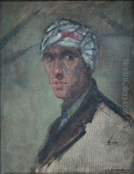 Portrait Of A Soldier by Christopher Richard Wynne Nevinson