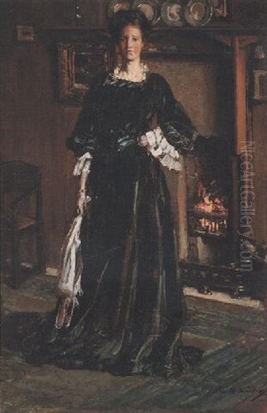 Aileen Oil Painting by Francis Henry Newbery