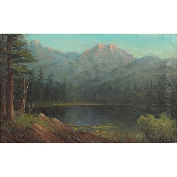 Sierra Lake Oil Painting by Kate White Newhall